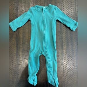 Kate Quinn Organic Cotton 0-3 Zipper Pajamas